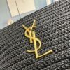 6930d6ac6e68136f4d9b14da YSL Saint Laurent Calfskin Woven Camera Bag with Box ||| NEW Lou Camera Bag - Black Woven with Gold-Tone Hardware, Italian Calfskin