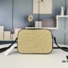 6930d6af6e68136f4d9b14df YSL Saint Laurent New Black Calfskin Woven Camera Bag with Gold-Tone Hardware