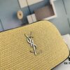 6930d6b06e68136f4d9b14e0 YSL Saint Laurent New Black Calfskin Woven Camera Bag with Gold-Tone Hardware