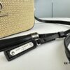 6930d6b06e68136f4d9b14e2 YSL Saint Laurent New Black Calfskin Woven Camera Bag with Gold-Tone Hardware