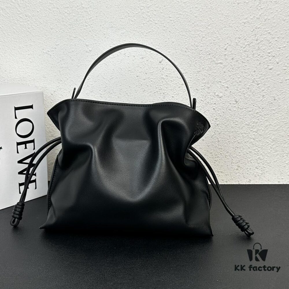 6930d6b66e68136f4d9b14ea Top Original Batch: Large 240, Small 230 Loewe Flamenco Lucky Bag, Handheld or Crossbody, Plain Cowhide