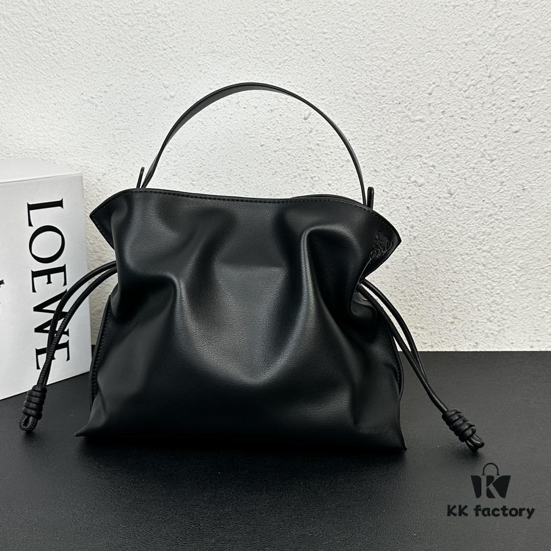 6930d6b66e68136f4d9b14ea Top Original Batch: Large 240, Small 230 Loewe Flamenco Lucky Bag, Handheld or Crossbody, Plain Cowhide