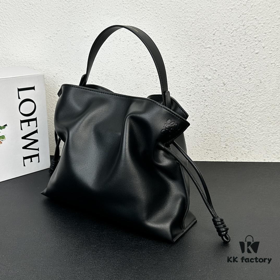 6930d6b86e68136f4d9b14ec Top Original Batch: Large 240, Small 230 Loewe Flamenco Lucky Bag, Handheld or Crossbody, Plain Cowhide