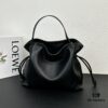 6930d6b96e68136f4d9b14ee Top Original Batch: Large 240, Small 230 Loewe Flamenco Lucky Bag, Handheld or Crossbody, Plain Cowhide
