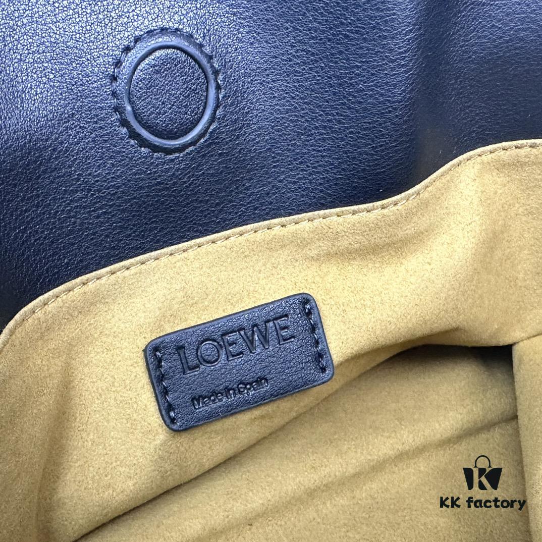 6930d6bd6e68136f4d9b14f5 Top Original Batch: Large 240, Small 230 Loewe Flamenco Lucky Bag, Handheld or Crossbody, Plain Cowhide