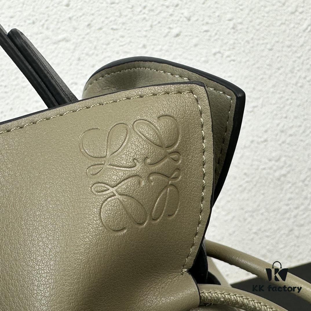 6930d6bf6e68136f4d9b14f9 Top Quality Original Batch: Large 240, Small 230 Loewe Flamenco Lucky Bag, Handheld or Crossbody, Smooth Calfskin