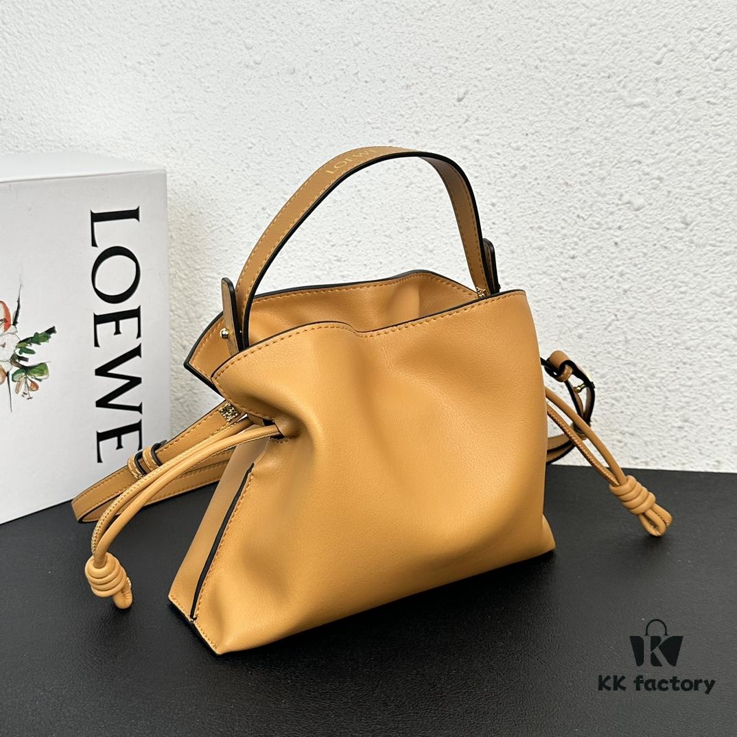 6930d6c86e68136f4d9b1508 Top Quality Original Batch: Large 240, Small 230 Loewe Flamenco Lucky Bag, Handheld or Crossbody, Smooth Calfskin