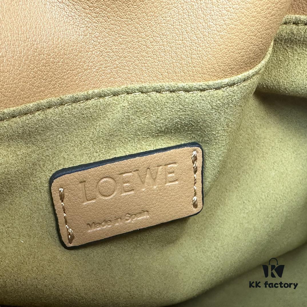 6930d6d26e68136f4d9b1517 Top Original Batch: Large 240, Small 230 Loewe Flamenco Lucky Bag, Can Be Carried by Hand or Crossbody, Plain Calfskin