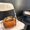 6930d70c6e68136f4d9b1573 Loewe Puzzle Bag in Suede - Soft Box-style Handbag