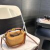6930d70d6e68136f4d9b1575 Loewe Puzzle Bag in Suede - Soft Box-style Handbag