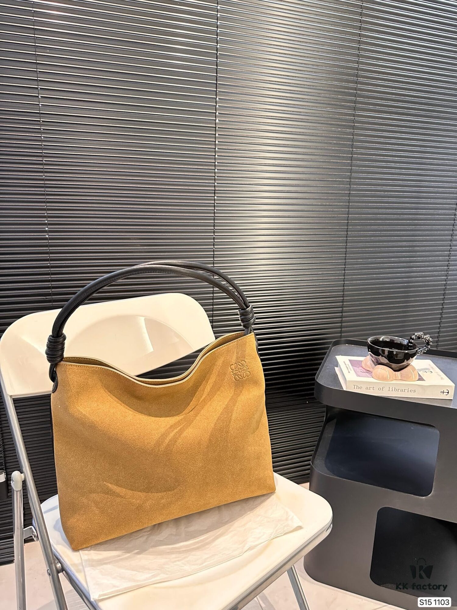 6930d70d6e68136f4d9b1578 Loewe Tote Bag in Suede