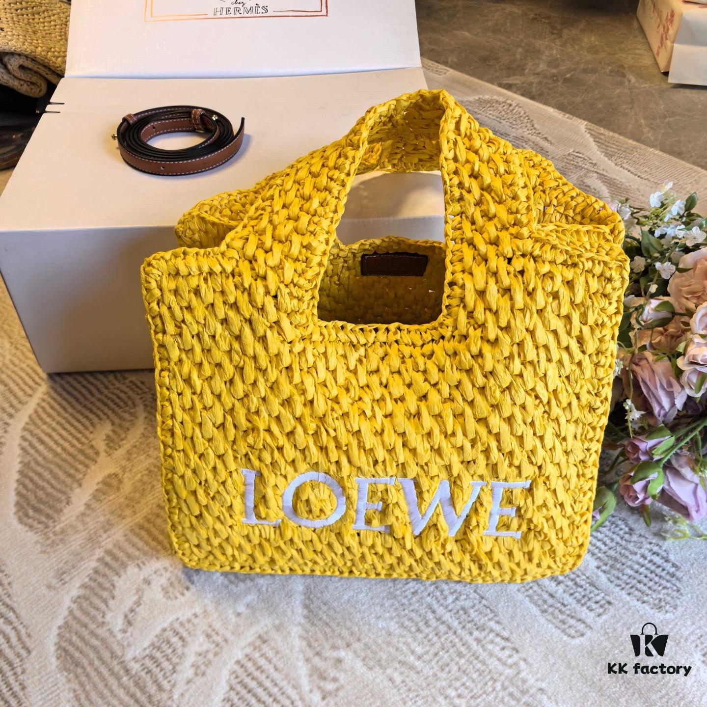 Loewe Raffia Tote Bag