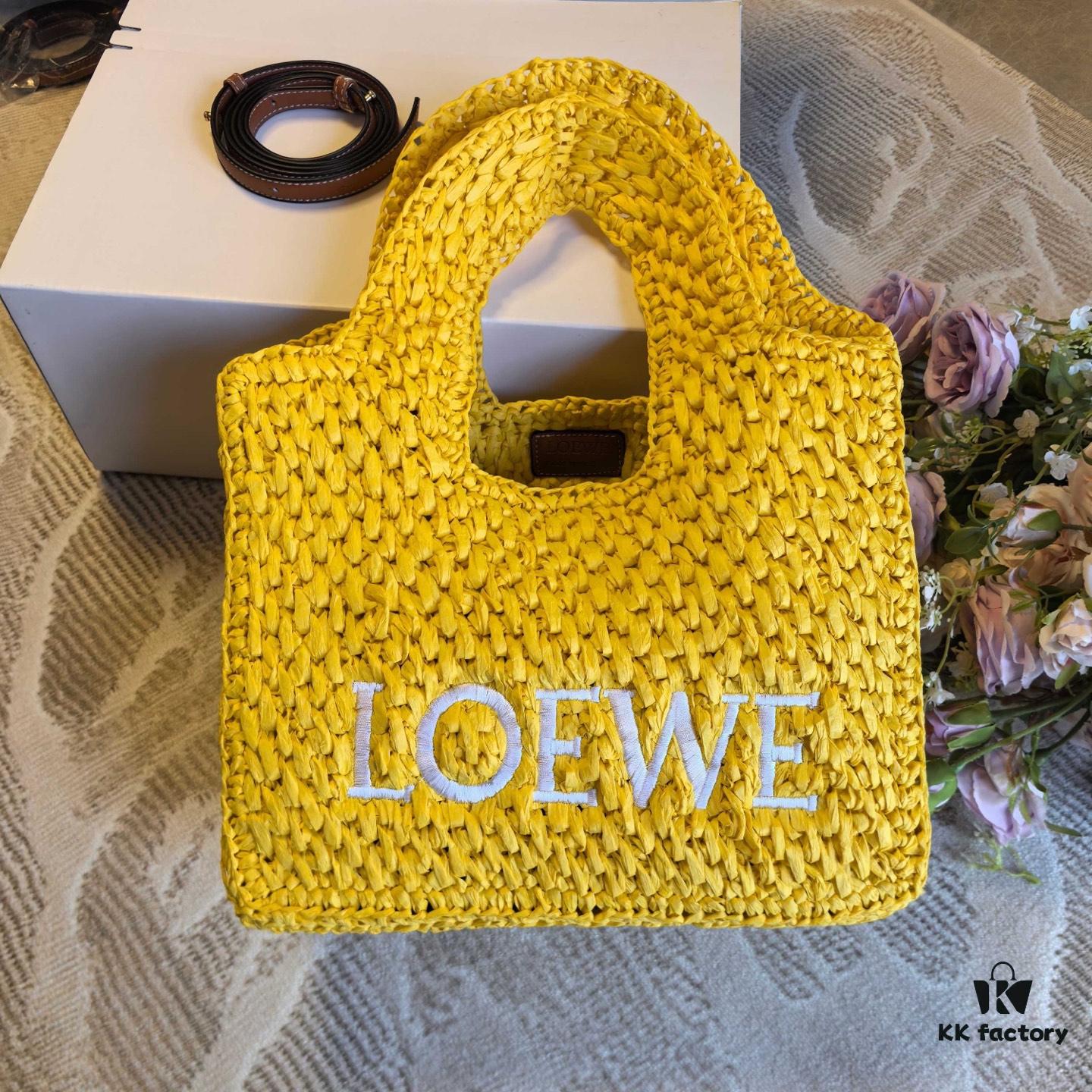 Loewe Raffia Tote Bag