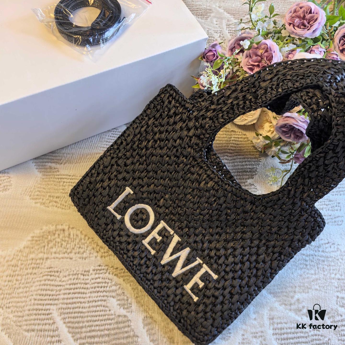 6930d7216e68136f4d9b1592 Loewe Raffia Tote Bag