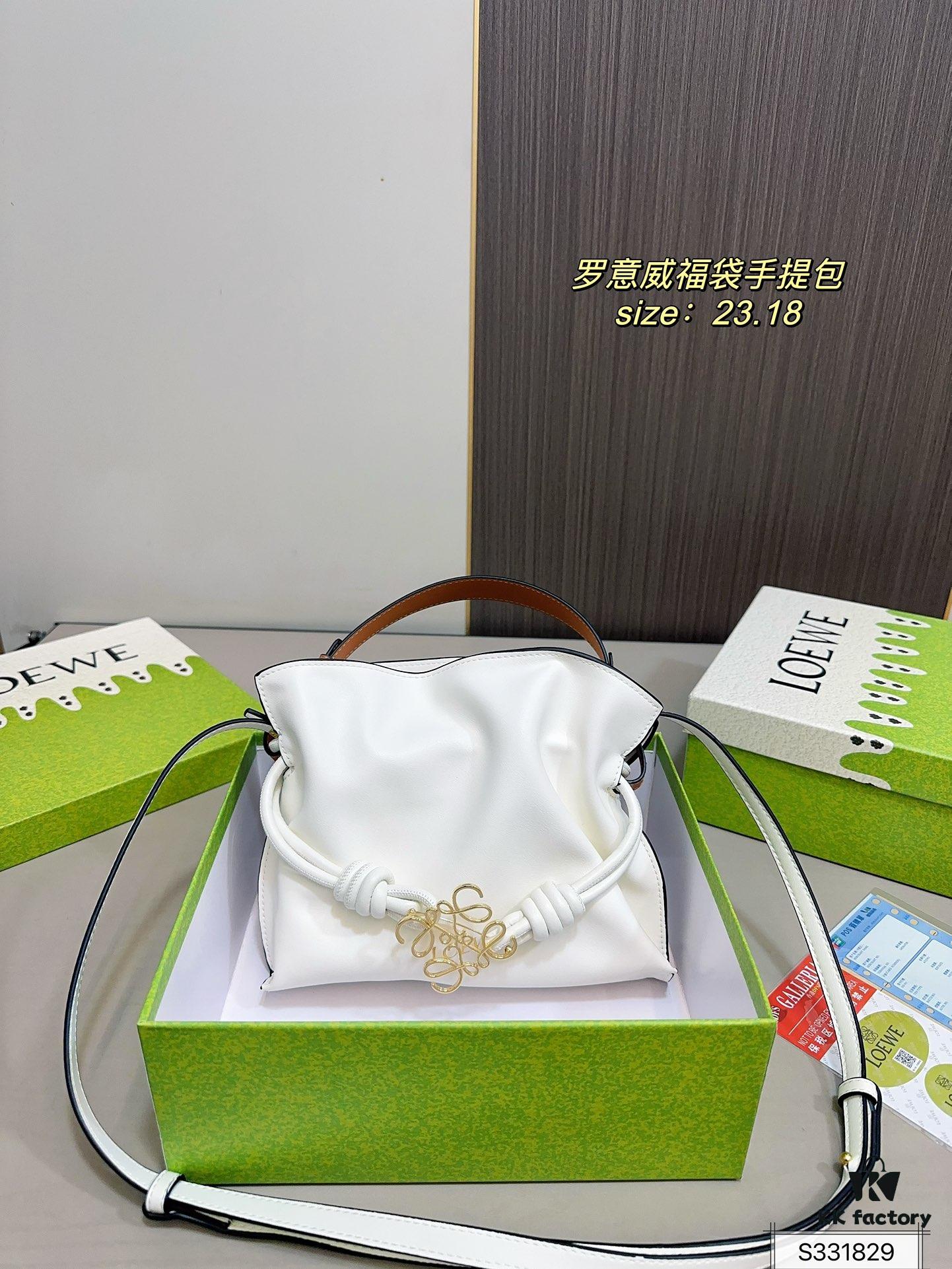 6930d7286e68136f4d9b159b Box Included Loewe Lucky Bag Handbag LOEWE Anagram Original Series New Arrival Bag Share