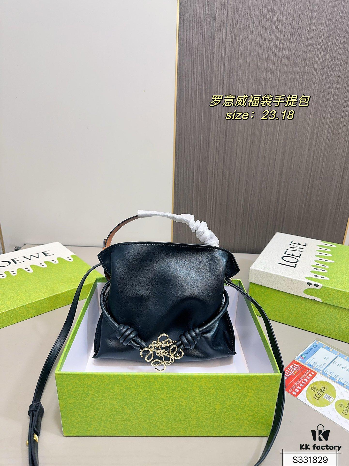 6930d7286e68136f4d9b159c Box Included Loewe Lucky Bag Handbag LOEWE Anagram Original Series New Arrival Bag Share