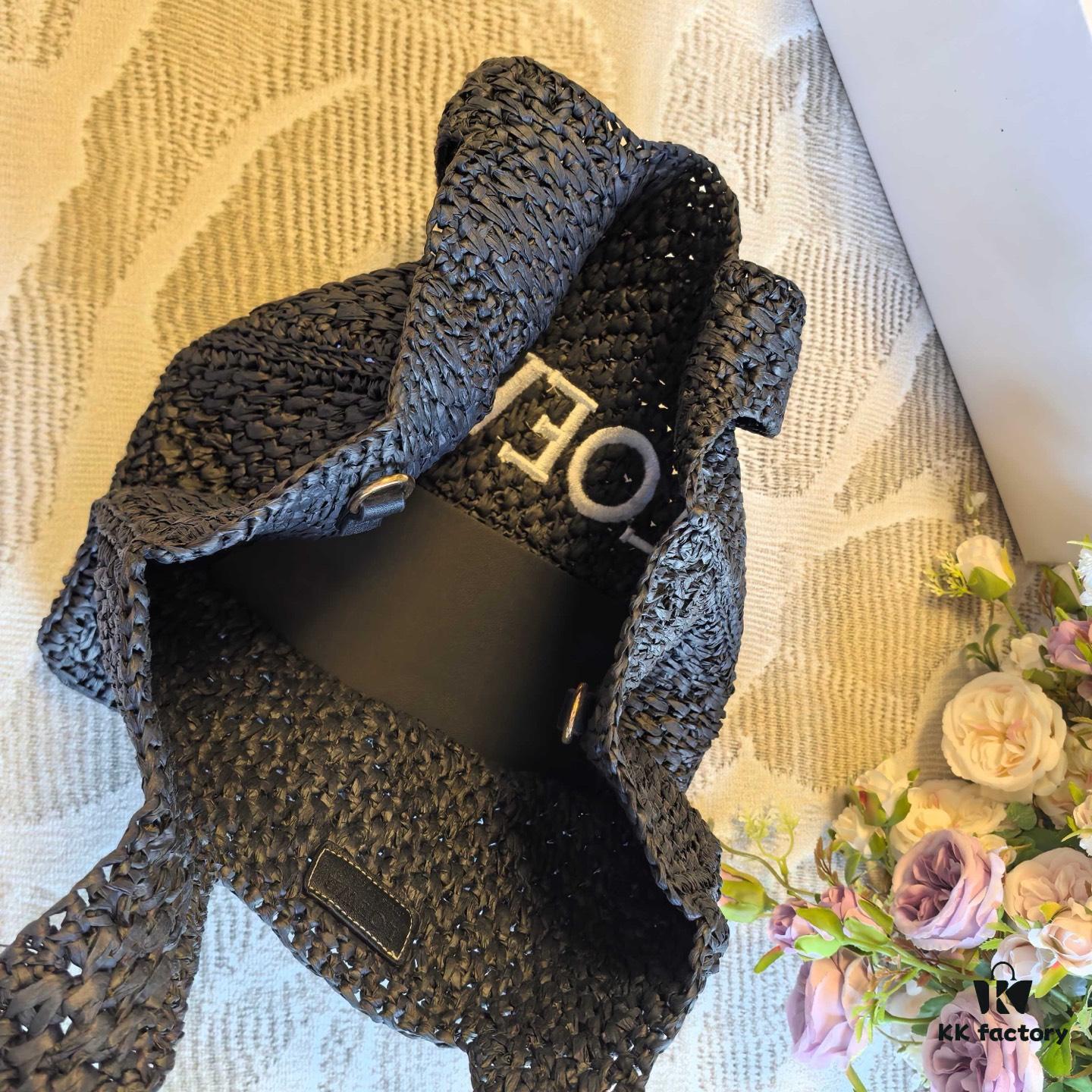 6930d7286e68136f4d9b159d Loewe Raffia Tote Bag