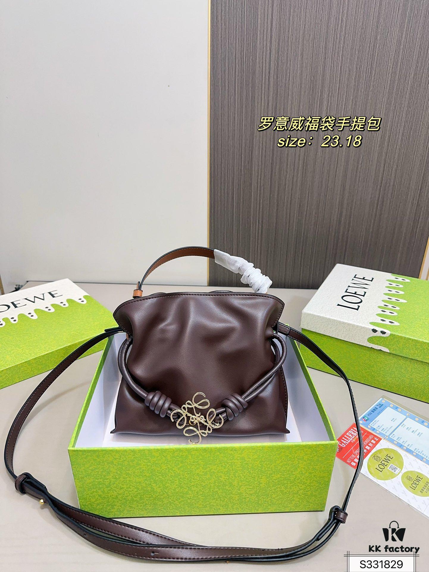 6930d7286e68136f4d9b159f Box Included Loewe Lucky Bag Handbag LOEWE Anagram Original Series New Arrival Bag Share