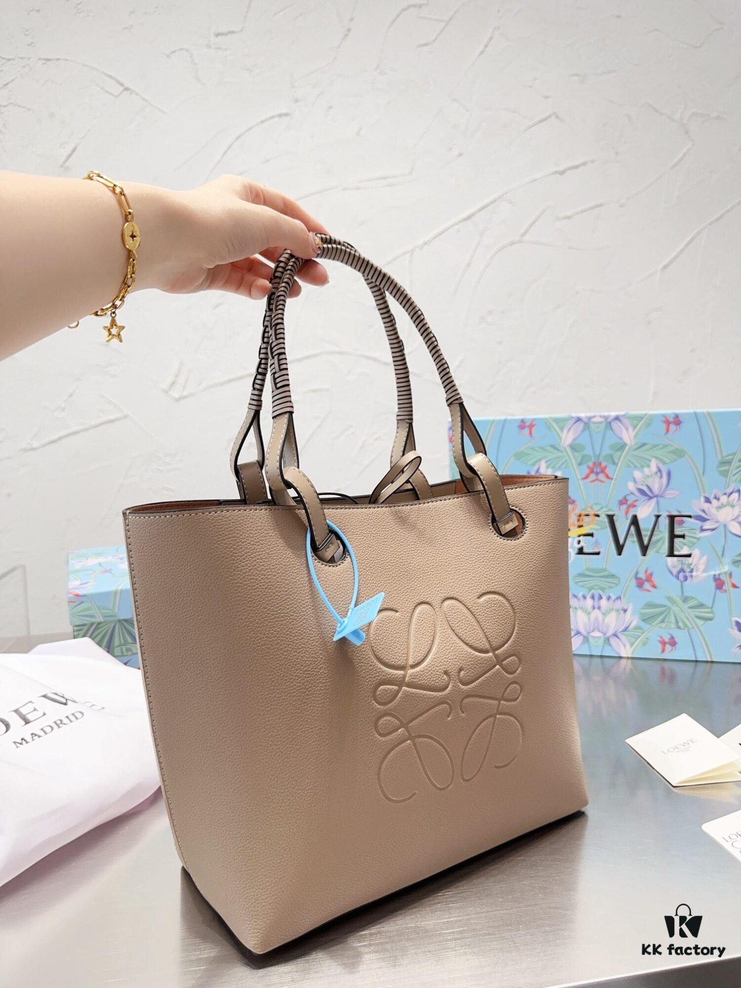 Elevate Your Style (and Salary) with This Sophisticated LOEWE Tote Bag!