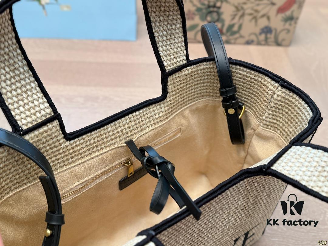 6930d7596e68136f4d9b15eb Loewe Wicker Basket Tote Bag