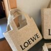 6930d7616e68136f4d9b15f6 Loewe Anagram Basket Embroidered Logo Straw Woven Shopping Tote Summer New Arrival Basket Bag Mini/Medium/Large Sizes