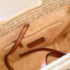6930d7666e68136f4d9b15fe Loewe Anagram Basket Embroidered Logo Straw Woven Shopping Tote Summer New Arrival Basket Bag Mini/Medium/Large Sizes