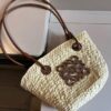 6930d7676e68136f4d9b1601 LOEWE Roewe Mini Straw Bag, Small Size, Essential for Beach Outings, 25*20cm