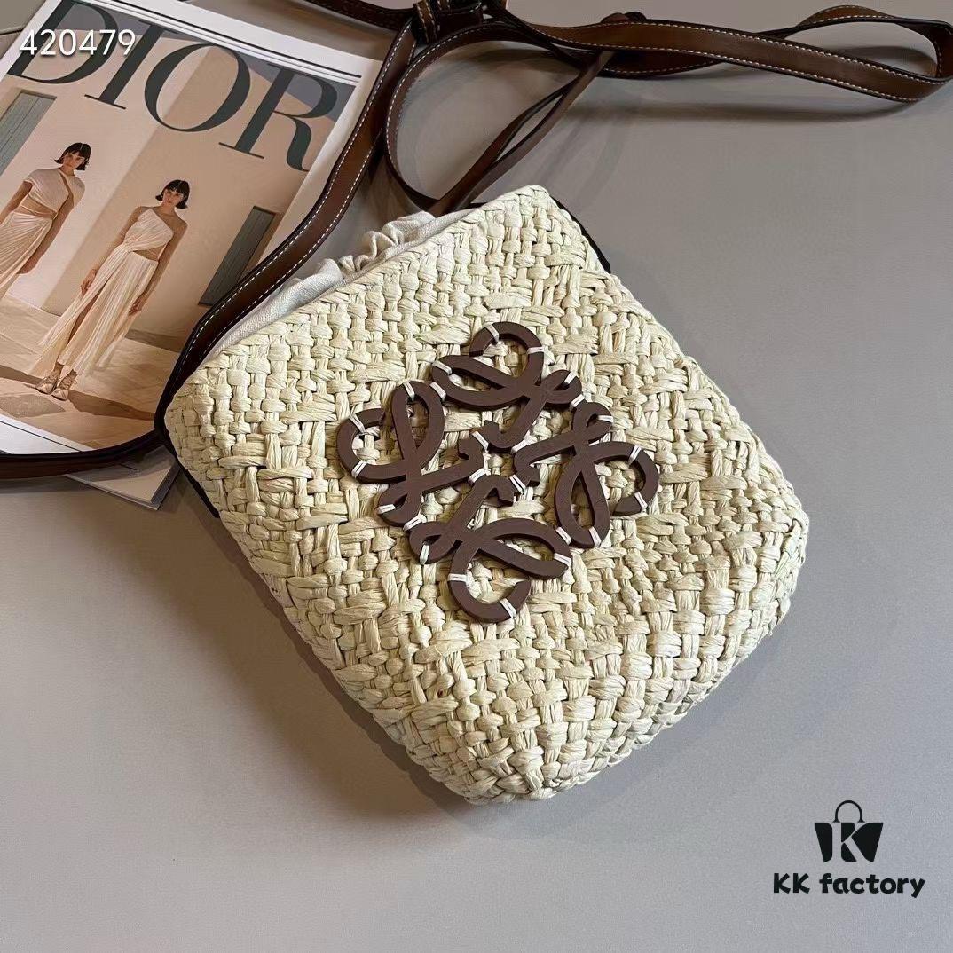 6930d76d6e68136f4d9b160a LOEWE Rattan Woven Bag Bucket Bag Perfect for Summer
