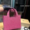 6930d78a6e68136f4d9b162d Loewe Anagram Basket Embroidered Logo Woven Straw Tote Bag Summer New Arrival Seagrass Bag Basket Bag Small and Large Woven Leather-Trimmed Shopping Tote Beach Vacation Handbag