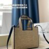 6930d7966e68136f4d9b1639 Loewe Anagram Basket Embroidered Logo Woven Straw Tote Bag Summer New Arrival Basket Bag Large and Small Sizes