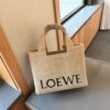 6930d7b56e68136f4d9b165d Loewe Anagram Basket Embroidered Logo Straw Woven Shopping Tote Summer New Arrival Basket Bag Mini/Medium/Large Sizes