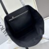 6930d7b66e68136f4d9b165e Loewe & T Tote Embroidered Jacquard Fabric with Leather — Shopping Bag