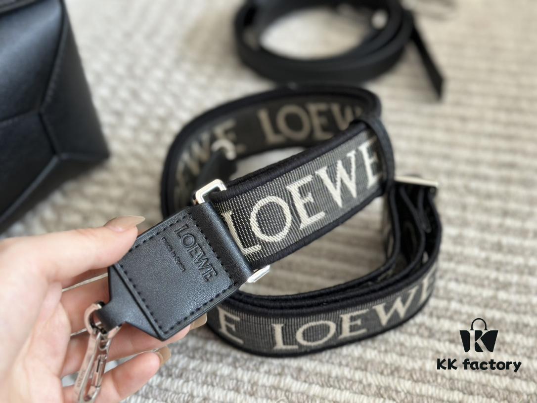 6930d7d86e68136f4d9b1687 Box Set (Double Shoulder Strap) Loewe Puzzle Geometric Bag, Genuine Cowhide Leather, 24*15cm