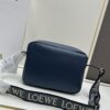 6930d7d96e68136f4d9b1688 Loewe New Soft Smooth Calfskin Leather and Jacquard Fabric Military Messenger Bag for Men