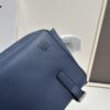 6930d7dd6e68136f4d9b168d Loewe New Soft Smooth Calfskin Leather and Jacquard Fabric Military Messenger Bag for Men