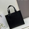 6930d7e56e68136f4d9b1696 Loewe Buckle Tote Without Zip, Deep Gray Crinkled Texture Handbag for Men, Model 3050