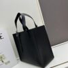 6930d7e86e68136f4d9b1698 Loewe Buckle Tote Without Zip, Deep Gray Crinkled Texture Handbag for Men, Model 3050