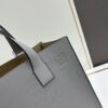 6930d7f56e68136f4d9b16ab Loewe Buckle Tote Without Zip, Deep Grey Veined Calfskin Handbag for Men, Model 3050