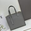 6930d8096e68136f4d9b16c7 Loewe Buckle Tote Without Zip, Deep Grey Veined Calfskin Handbag for Men, Model 3050