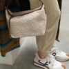 6930d8256e68136f4d9b16f3 Large Loewe Cubi Monogram Lunch Box Bag – Fabric with Brown Trim