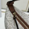 Large Loewe Cubi Monogram Lunch Box Bag – Fabric with Brown Trim