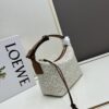 Small Loewe Cubi Vintage Floral Lunch Box Bag – Brown
