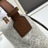 Small Loewe Cubi Vintage Floral Lunch Box Bag – Brown