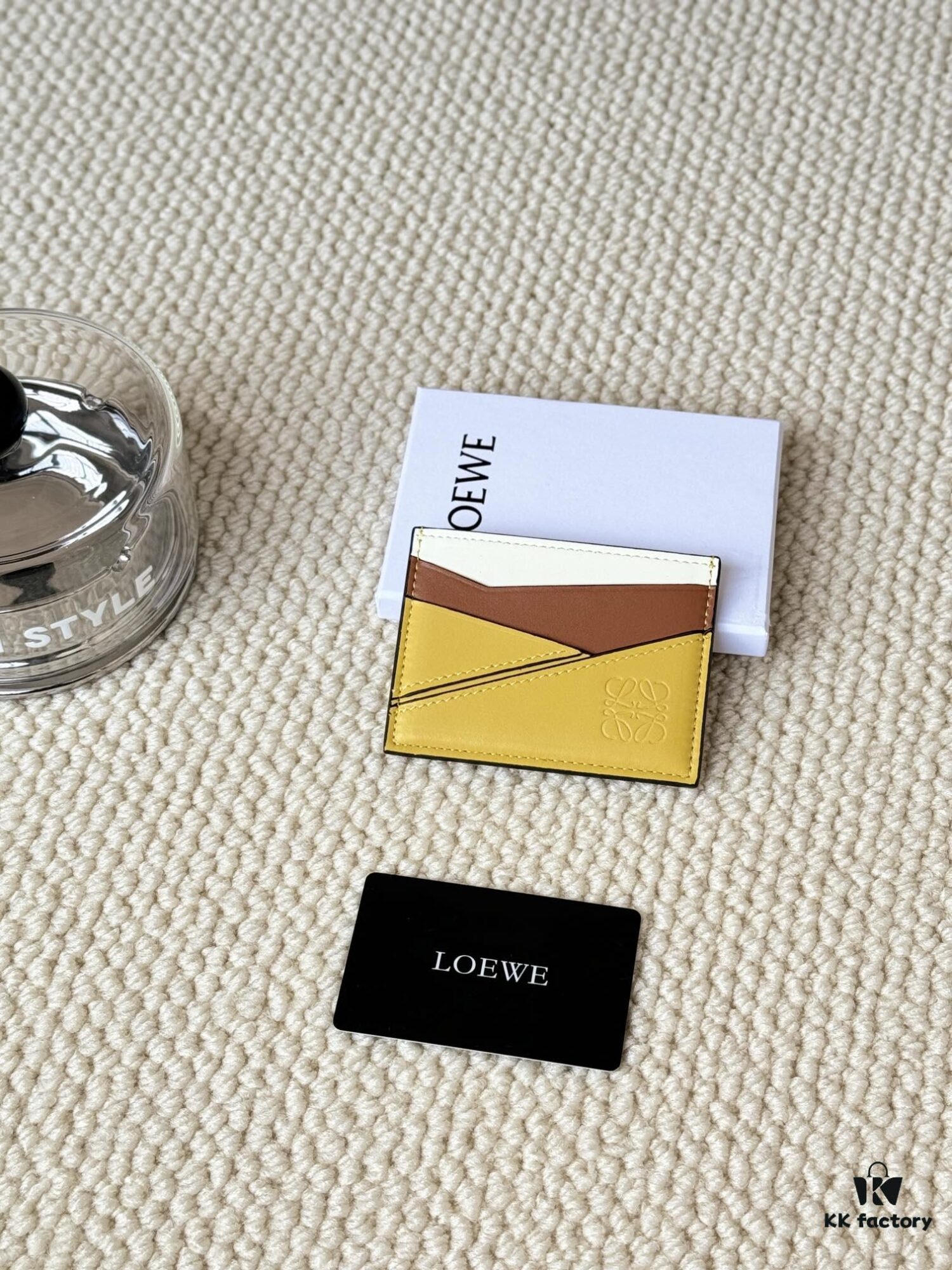 6930d8436e68136f4d9b171f Loewe New Arrival Card Holder Restock! Metallic Logo Design, Comes with Box and Dust Bag