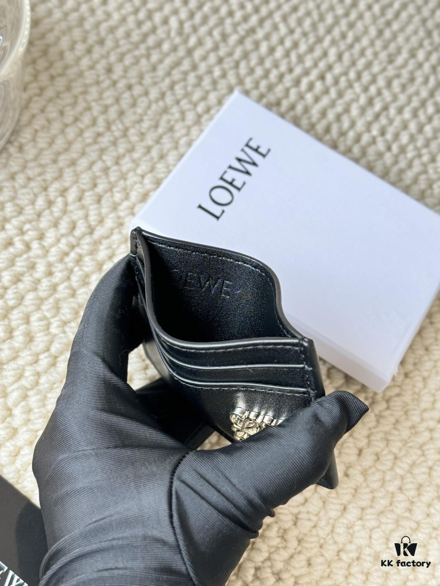 6930d85e6e68136f4d9b1739 Loewe New Arrival Card Holder Restock! Metal Logo Version Now Available