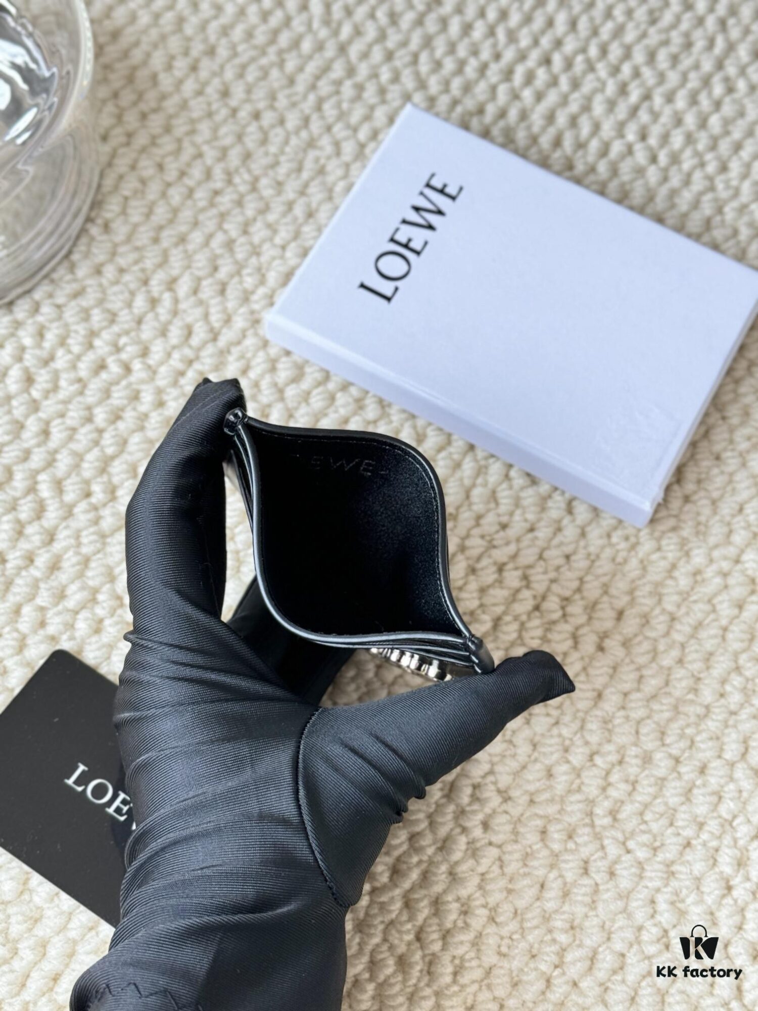 6930d85e6e68136f4d9b173b Loewe New Arrival Card Holder Restock! Metal Logo Version Now Available