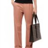 Leather and Fabric Loewe Buckle Tote Bag
