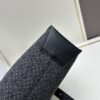 Leather and Fabric Loewe Buckle Tote Bag