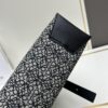 Leather and Fabric Loewe Buckle Tote Bag