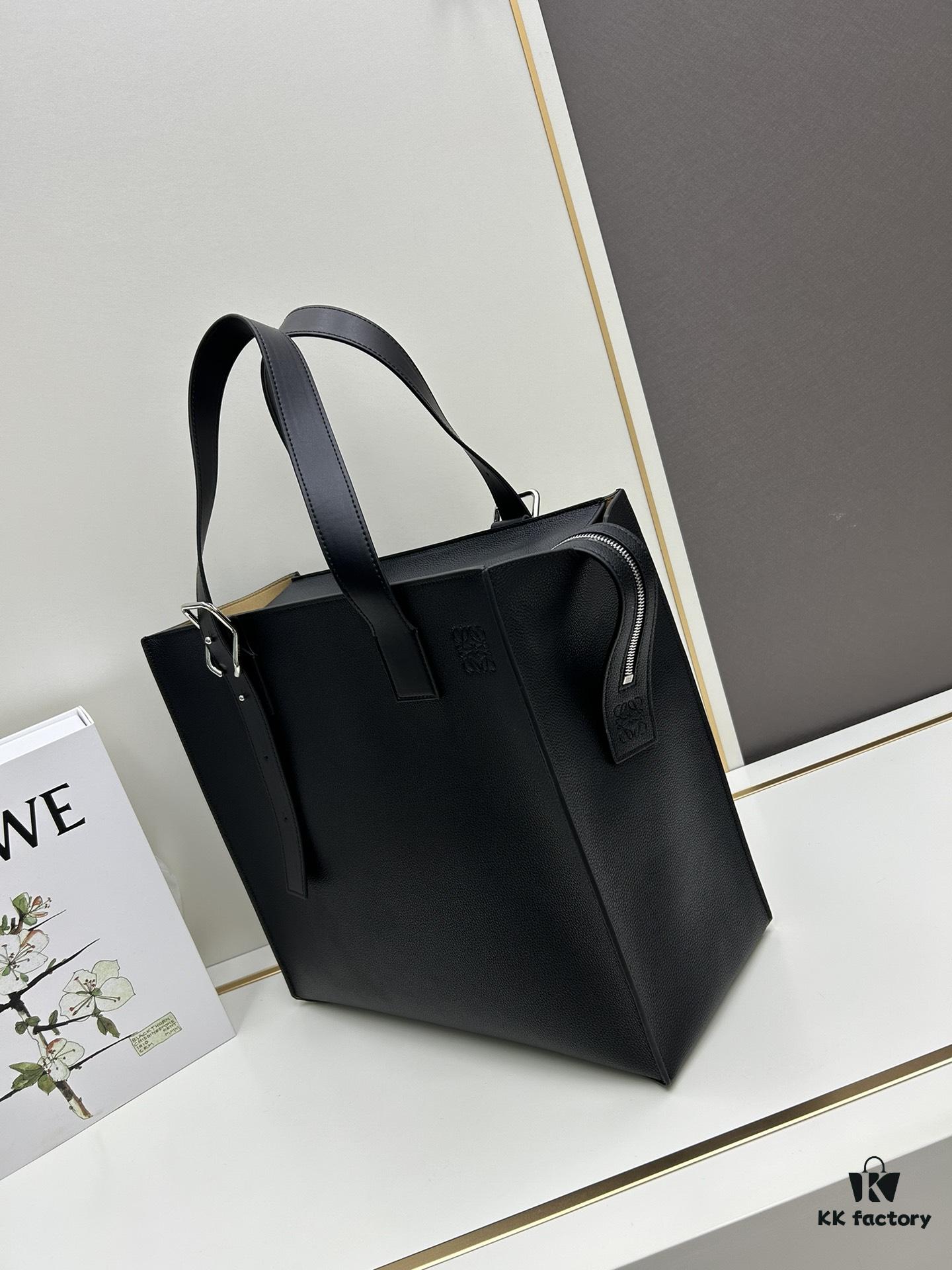 6930d87d6e68136f4d9b1765 Loewe Buckle Tote Bag, New Zip Version Men's Tote, Model 3050A